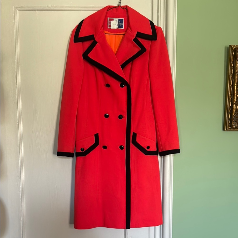 Incredible 1960’s LILLI ANN red coat